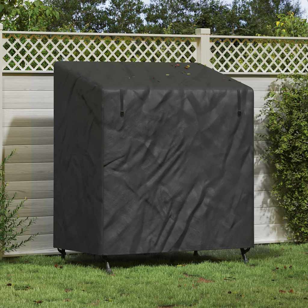 Outdoor Swing Cover Black 135 x 100 x 165 cm 600D Oxford Fbric