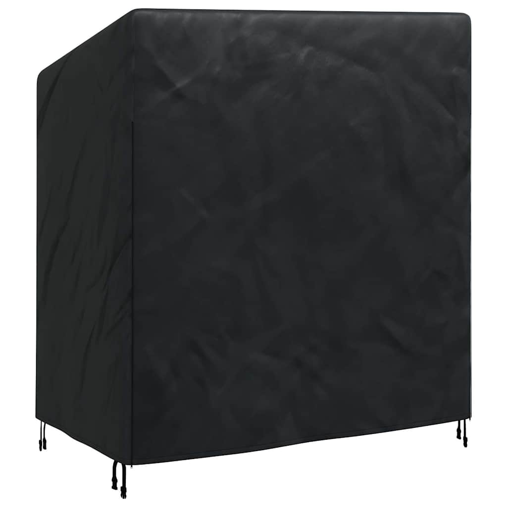 Outdoor Swing Cover Black 135 x 100 x 165 cm 600D Oxford Fbric