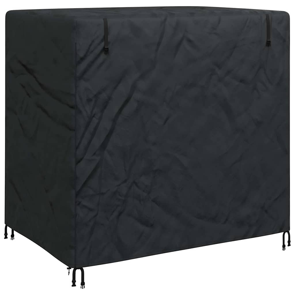 Outdoor Swing Cover Black 175 x 125 x 180 cm 600D Oxford Fabric