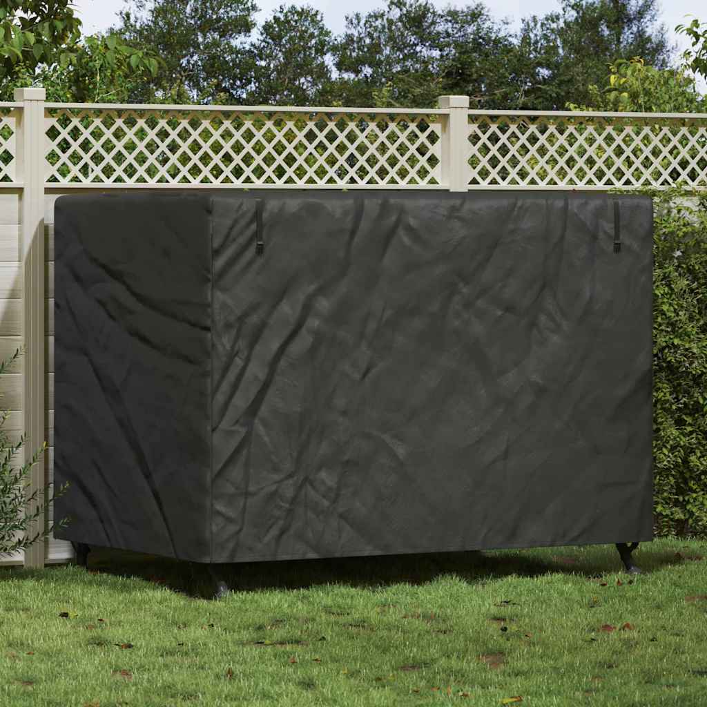 Outdoor Swing Cover Black 220 x 125 x 170 cm 600D Oxford Fbric