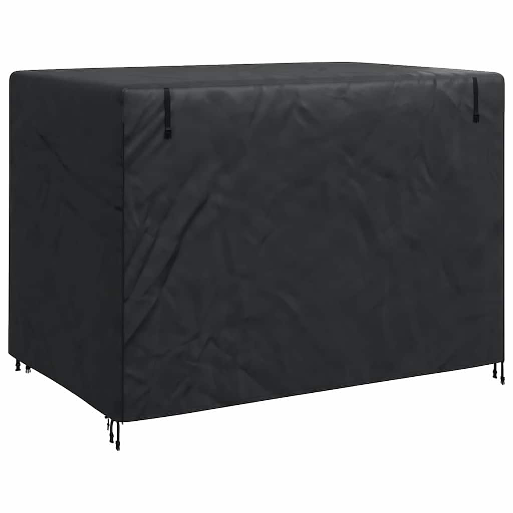 Outdoor Swing Cover Black 220 x 125 x 170 cm 600D Oxford Fbric
