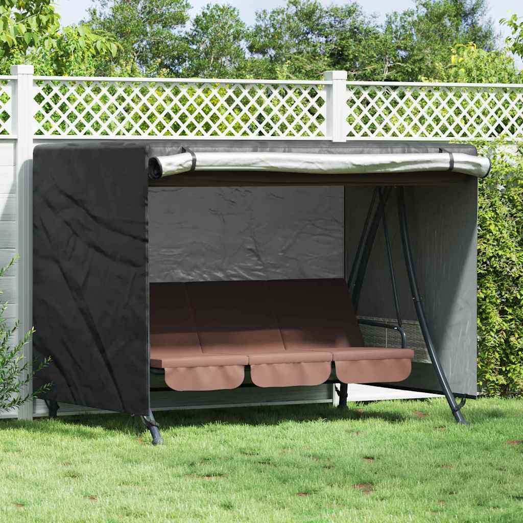 Outdoor Swing Cover Black 220 x 150 x 150 cm 420D Oxford Fbric