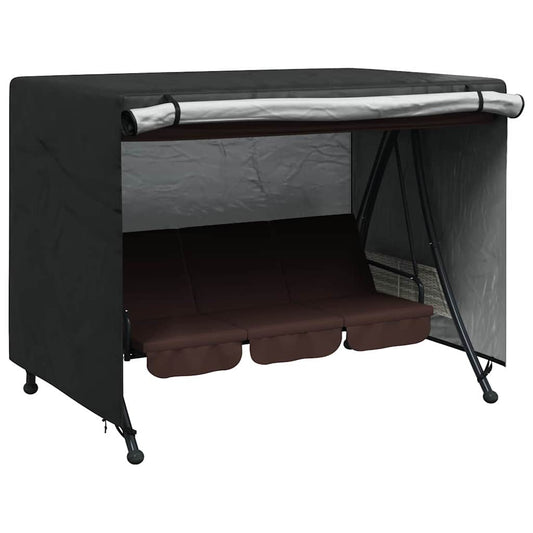 Outdoor Swing Cover Black 220 x 150 x 150 cm 420D Oxford Fbric