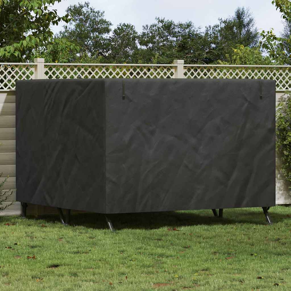 Outdoor Swing Cover Black 250 x 250 x 160 cm 210D Oxford Fbric