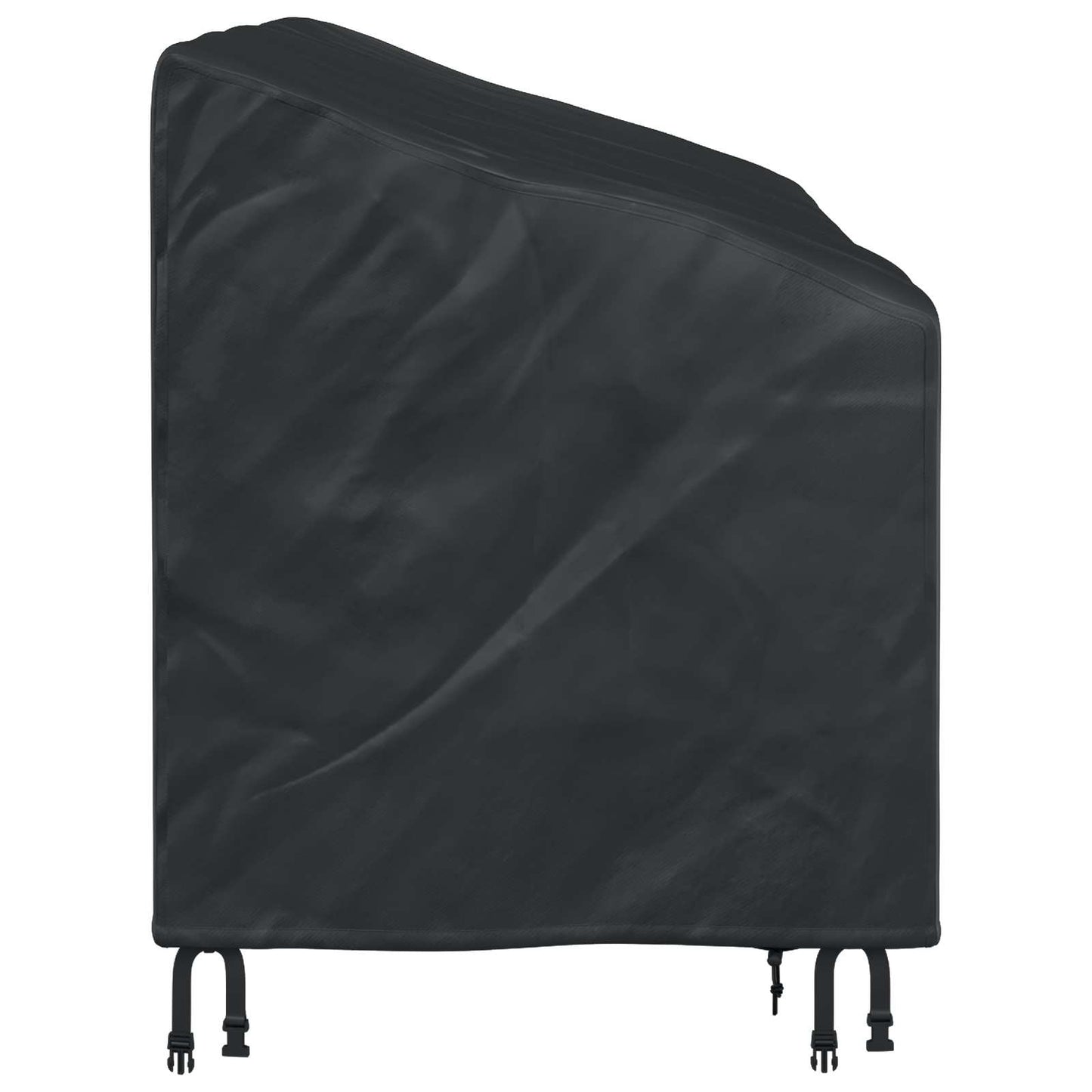 Garden Bench Cover Black 185 x 85 x 65 / 94 cm 210D Oxford Fbric