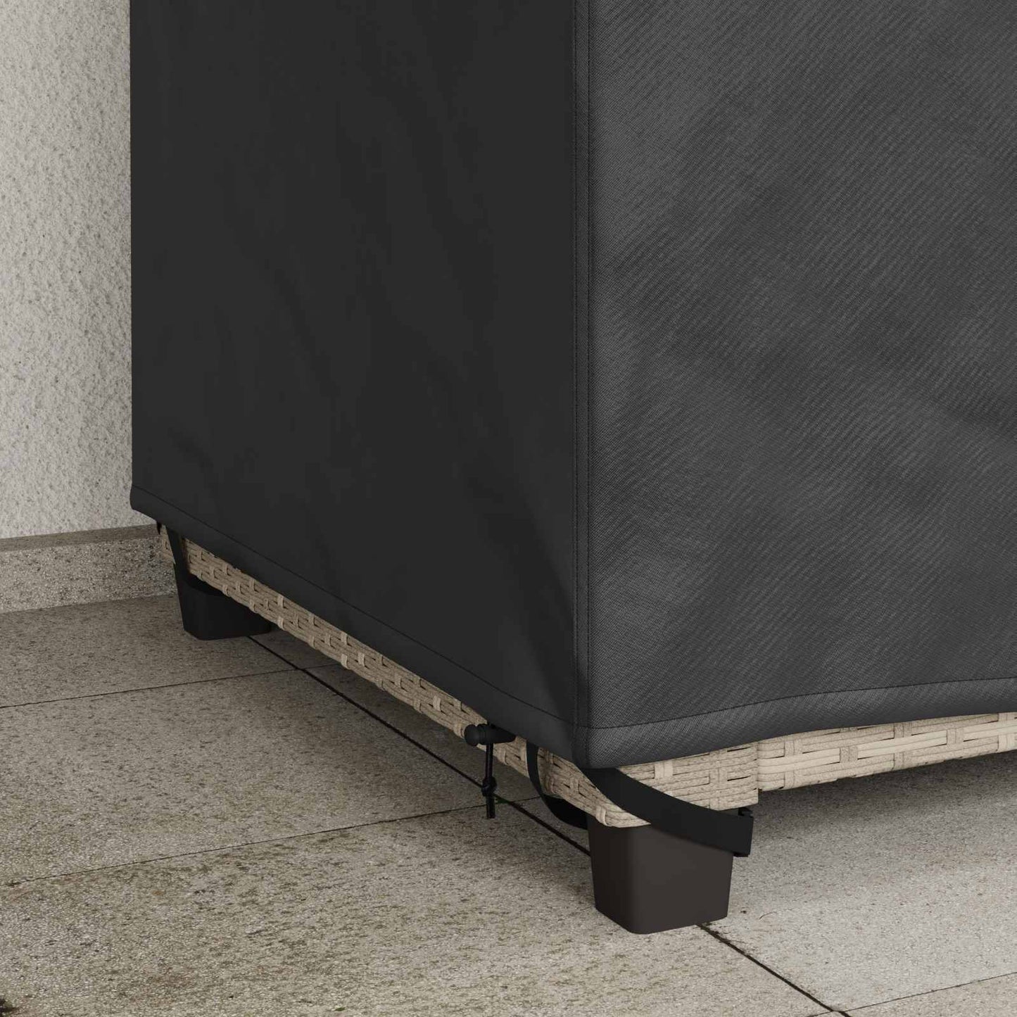 Garden Chair Cover Black 96 x 79 x 74 cm 420D Oxford Fbric