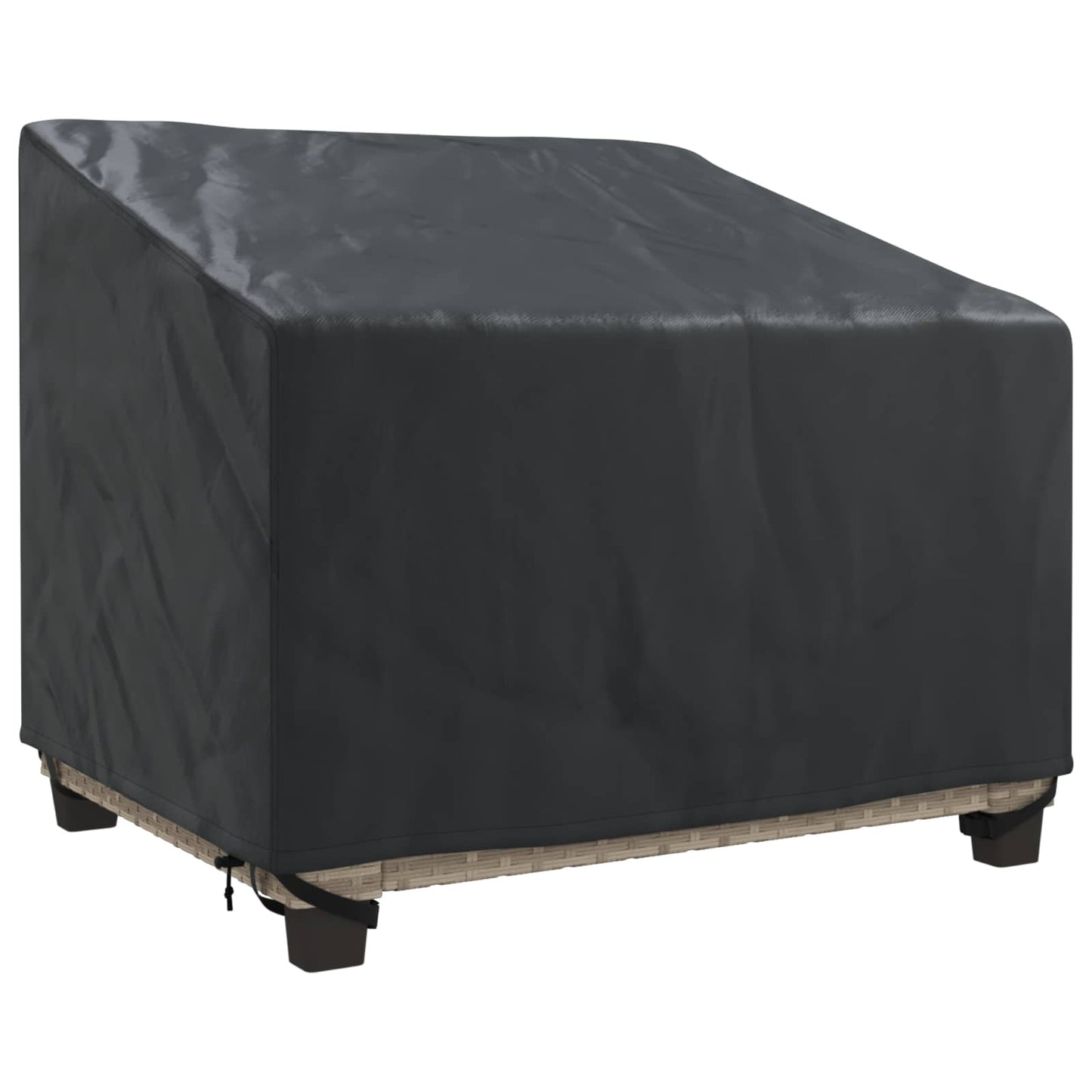 Garden Chair Cover Black 96 x 79 x 74 cm 600D Oxford Fbric