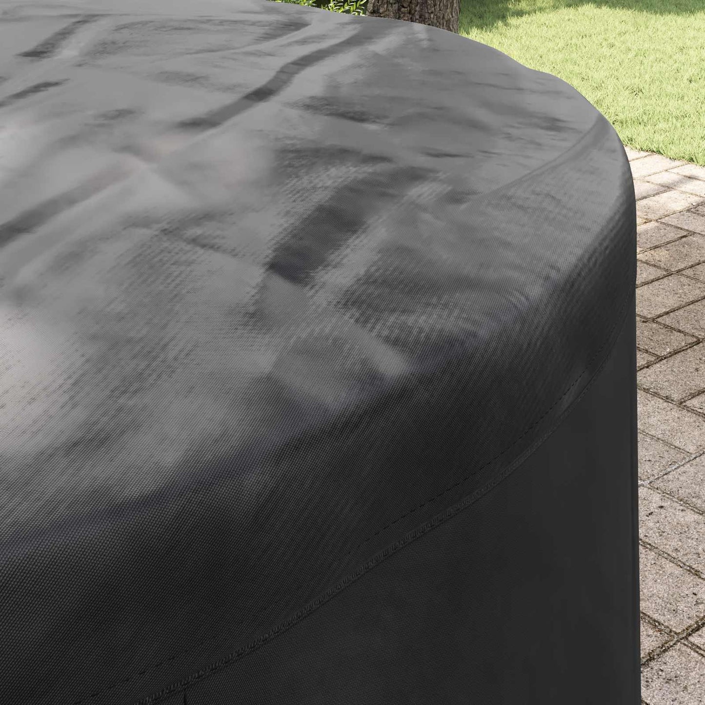 Furniture Cover Black 102 x 102 x 71 cm 420D Oxford Fabric