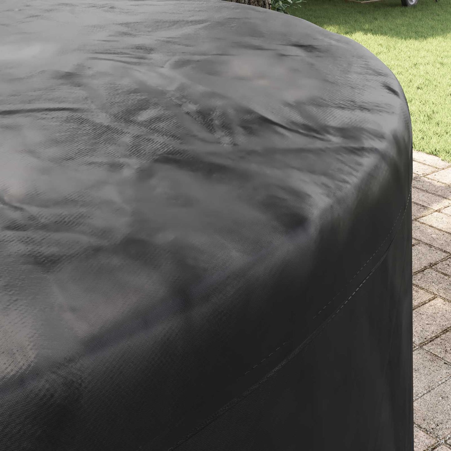 Furniture Cover Black 157 x 157 x 71 cm 600D Oxford Fbric