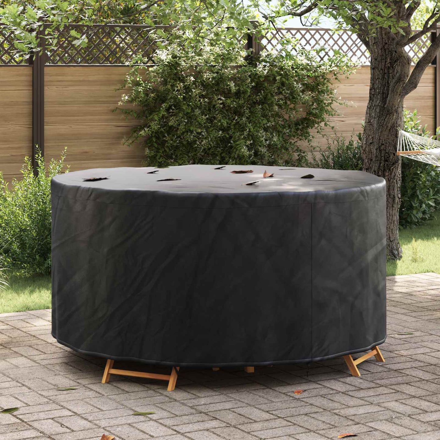 Furniture Cover Black 182 x 182 x 85 cm 210D Oxford Fbric