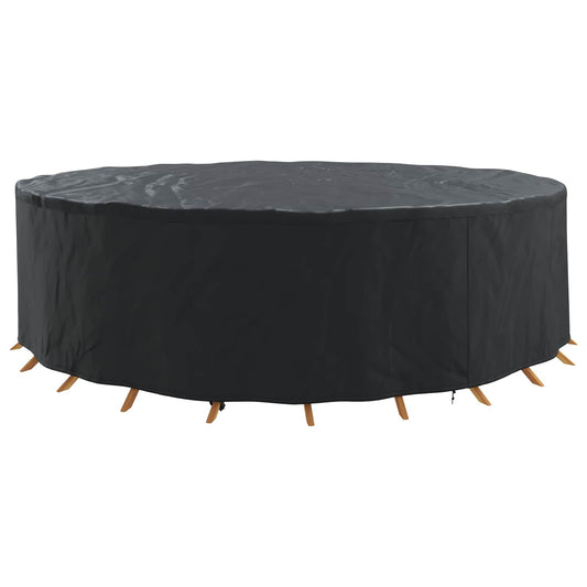 Furniture Cover 320 x 320 x 85 cm 210D Oxford Fbric Round Black