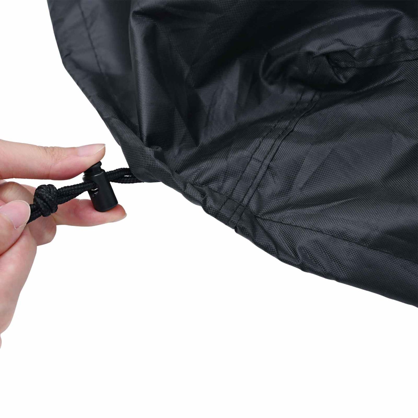 Table Cover Plain Black 122 x 72 x 15 cm Fabric