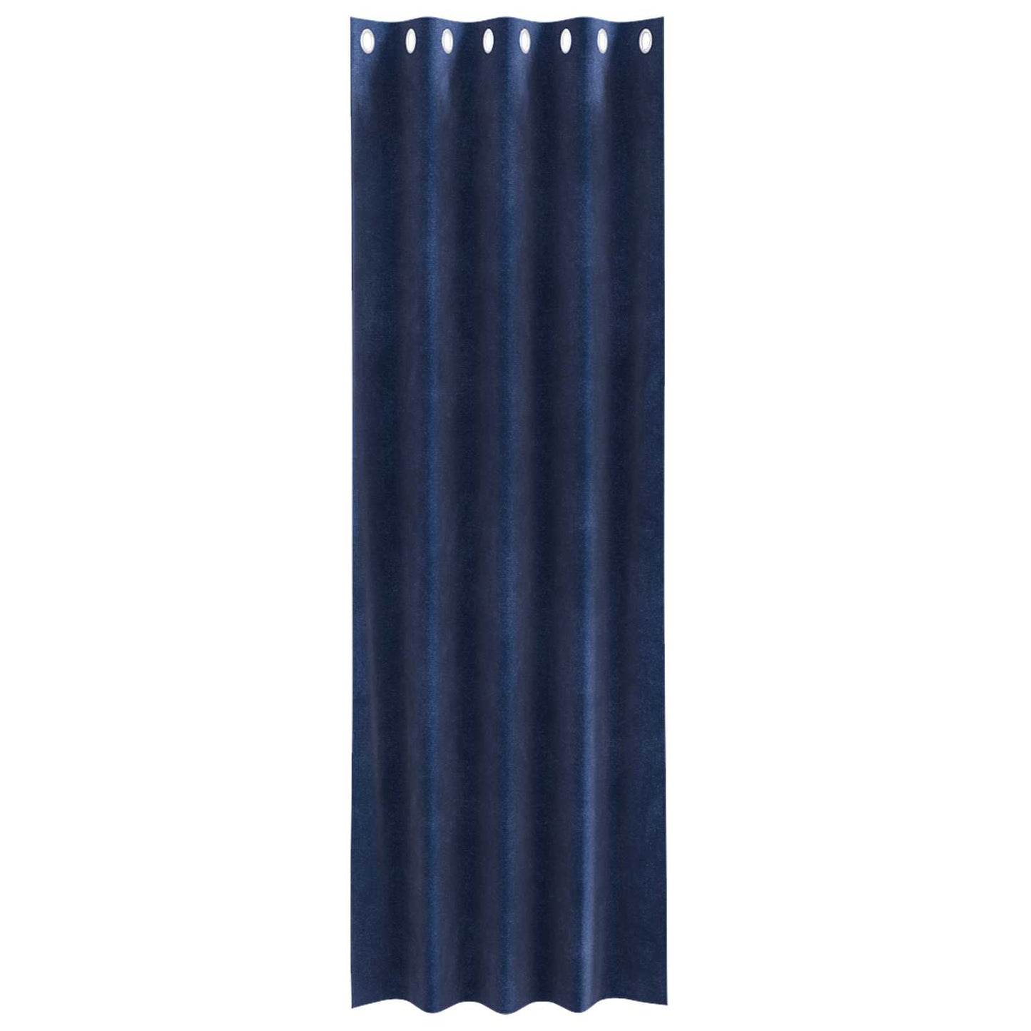Blackout Curtains 2 pcs Dark Blue 140 x 260 cm Velvet
