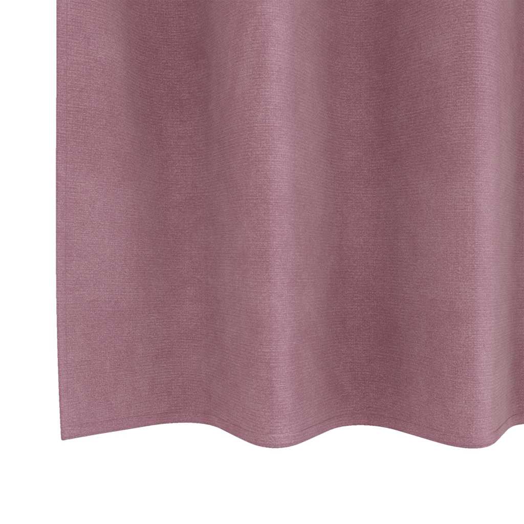 Blackout Curtains 2 pcs Dark Pink 140 x 225 cm Velvet