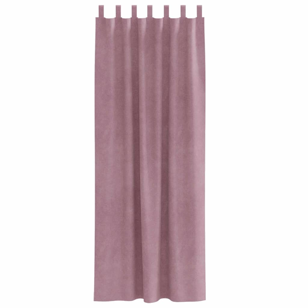 Blackout Curtains 2 pcs Dark Pink 140 x 260 cm Velvet