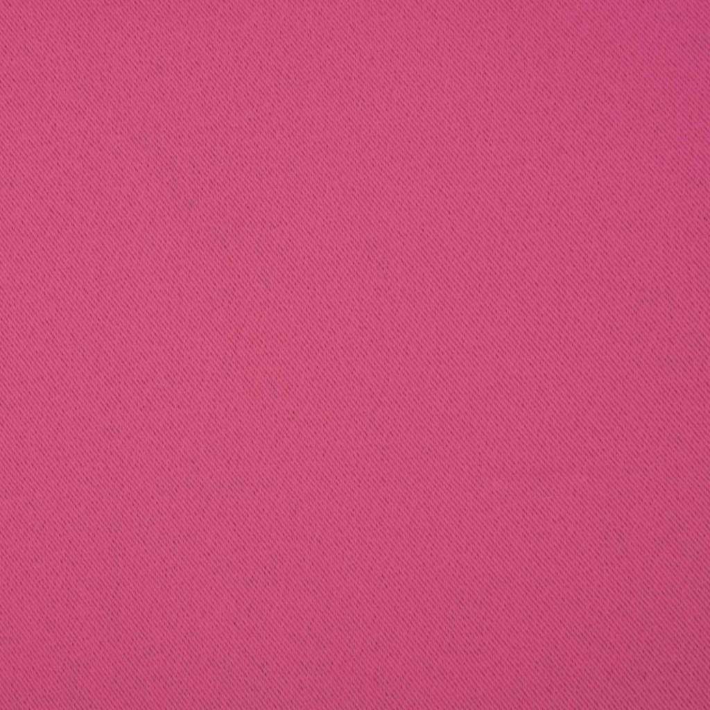 Blackout Curtains with Rings 2 pcs Bright Pink 260 x 140 cm