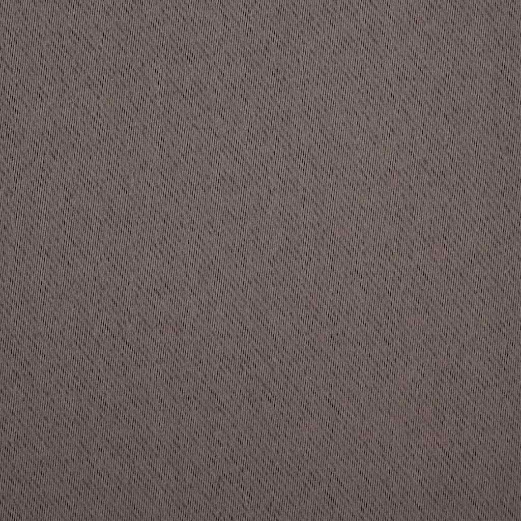 Blackout Curtains with Rings 2 pcs Dark Brown 175 x 140 cm