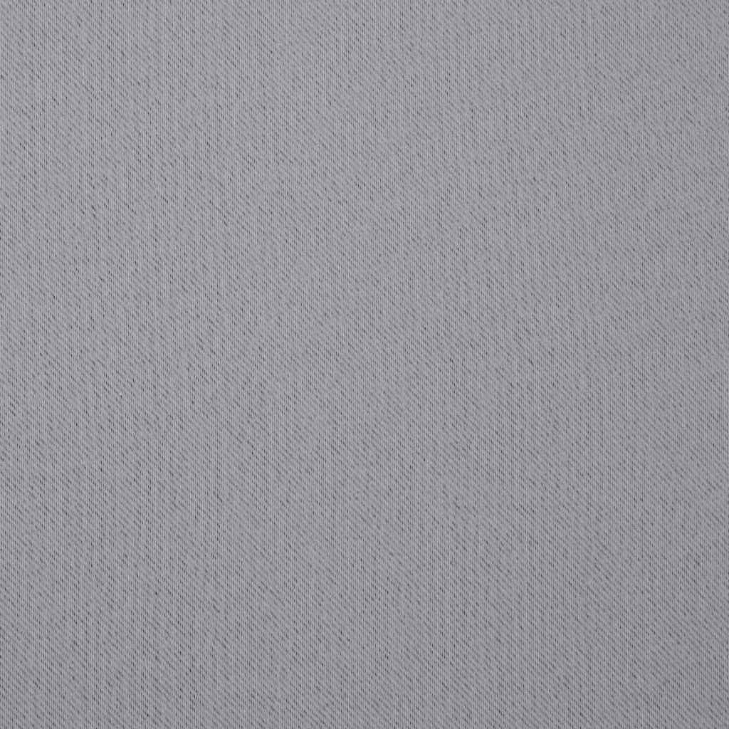 Blackout Curtains with Rings 2 pcs Light Grey 245 x 140 cm
