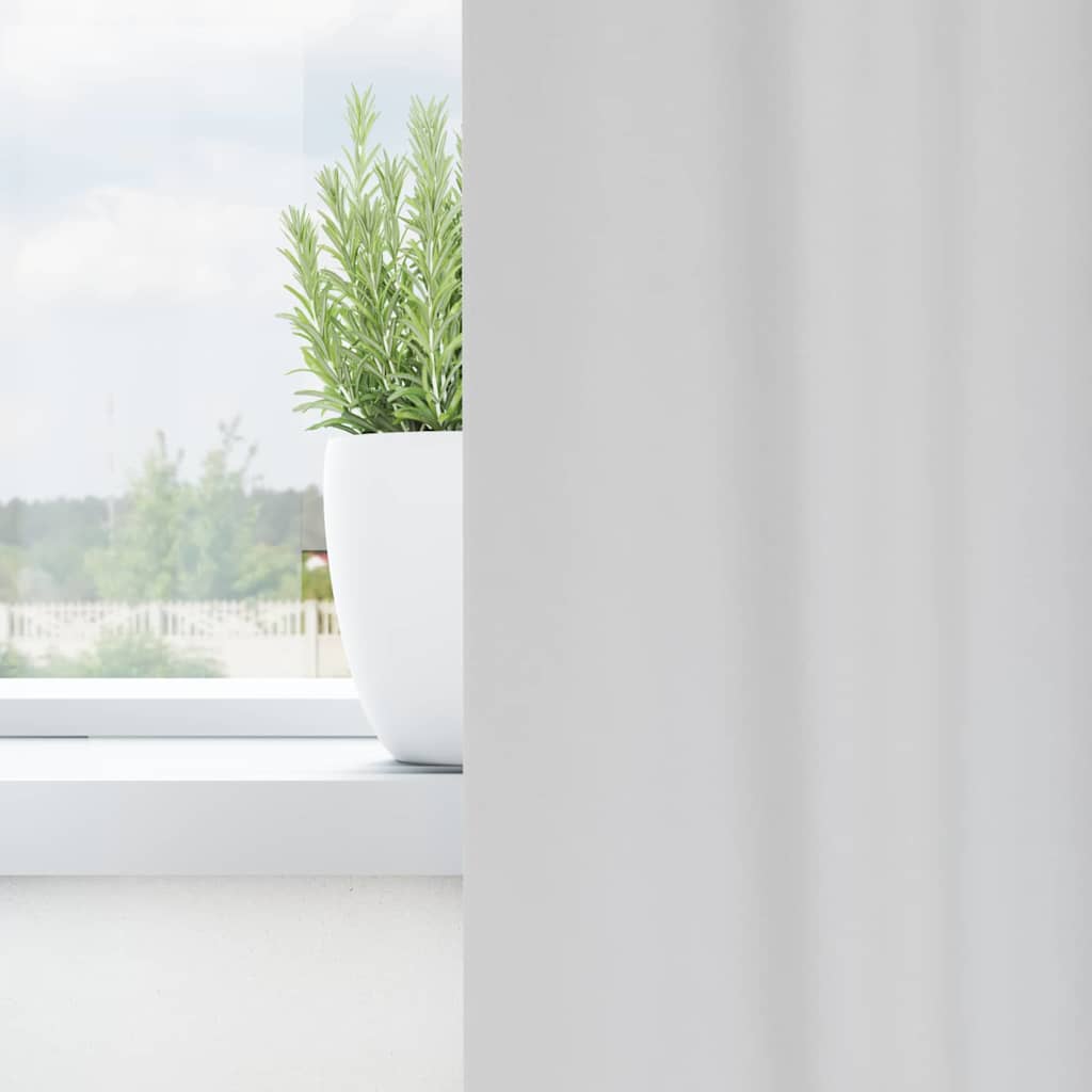 Blackout Curtains with Rings 2 pcs Pale Grey 245 x 140 cm