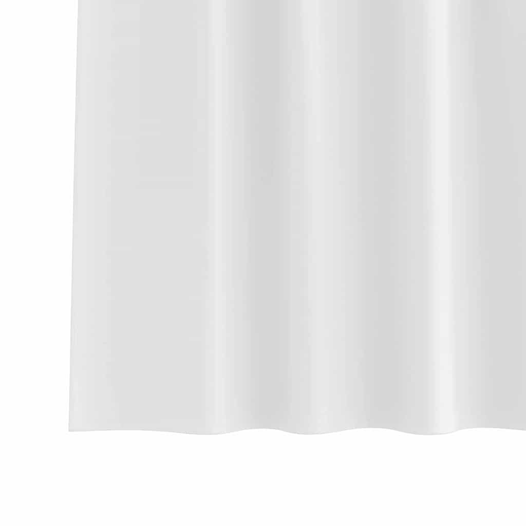Blackout Curtains with Rings 2 pcs Pure White 225 x 140 cm