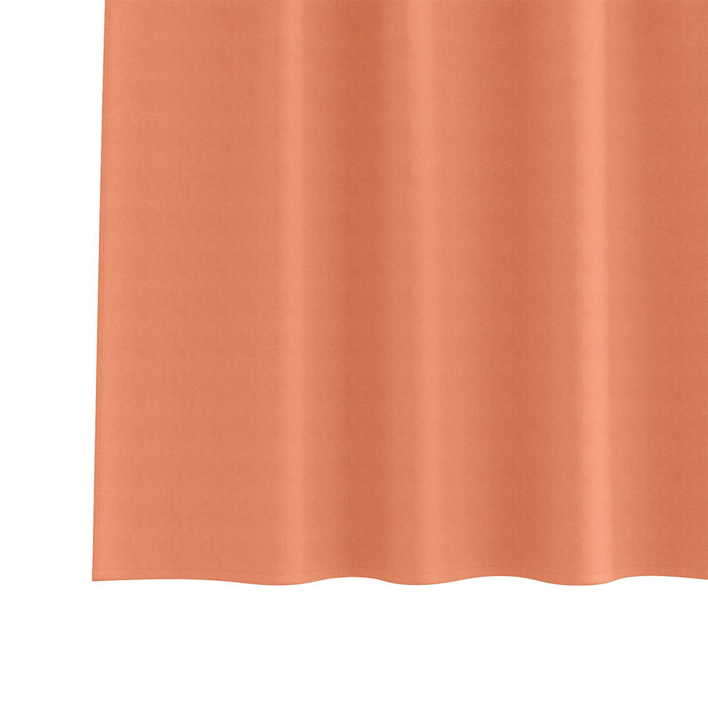 Blackout Curtains with Rings 2 pcs Terracotta 245 x 140 cm