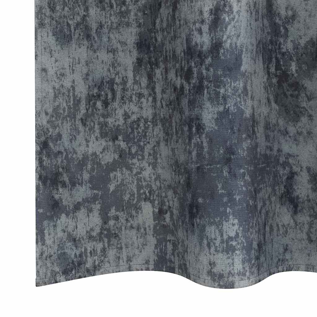 Velvet Curtains 2 pcs Silver Grey 225 x 140 cm Velvet