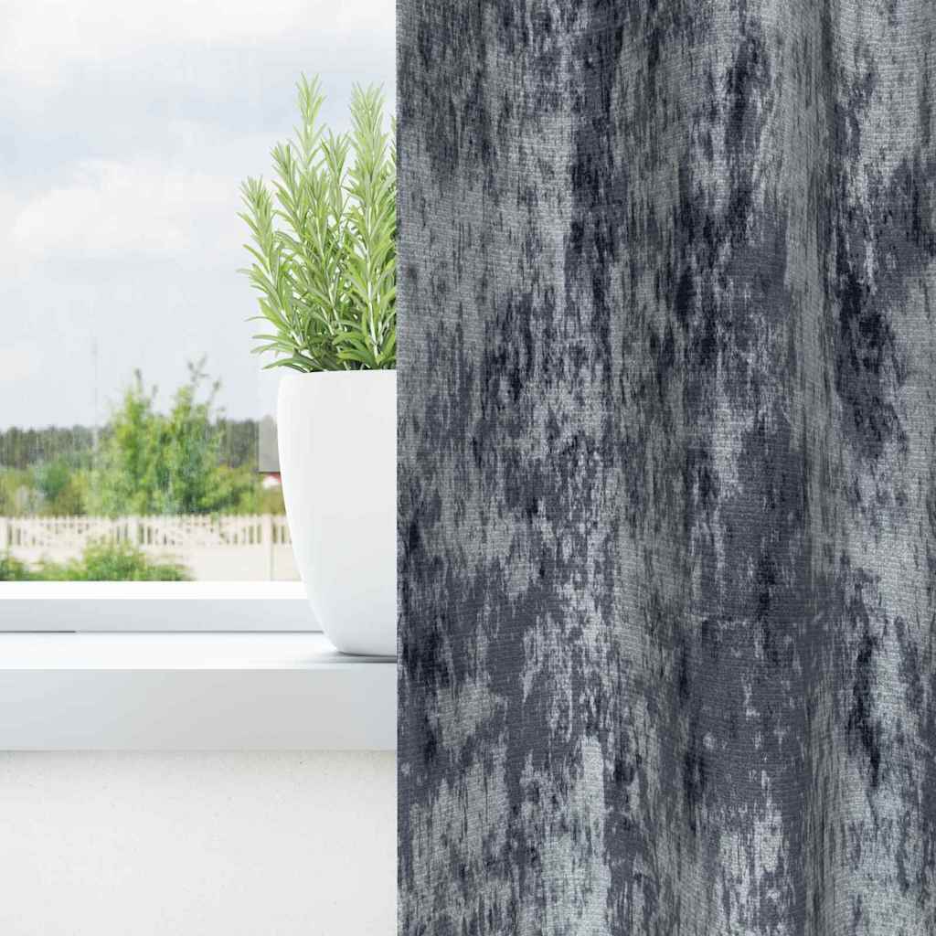 Velvet Curtains 2 pcs Silver Grey 140 x 140 cm Velvet