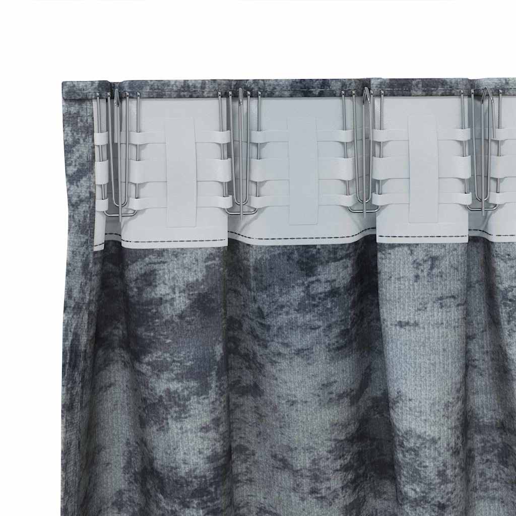 Velvet Curtains 2 pcs Silver Grey 260 x 140 cm Velvet