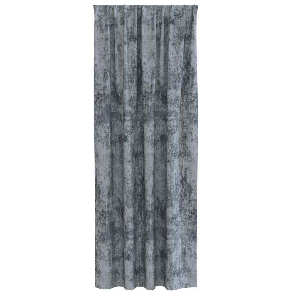 Velvet Curtains 2 pcs Silver Grey 260 x 140 cm Velvet