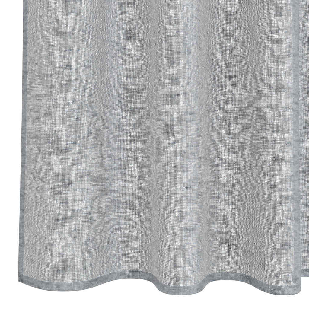 Voile Curtain 2 pcs Dark Grey 175 x 140 cm Polyester