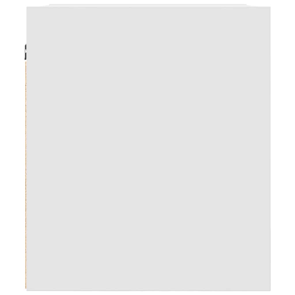 vidaXL Wall-Mounted Bedside Cabinet White 38x34x40 cm