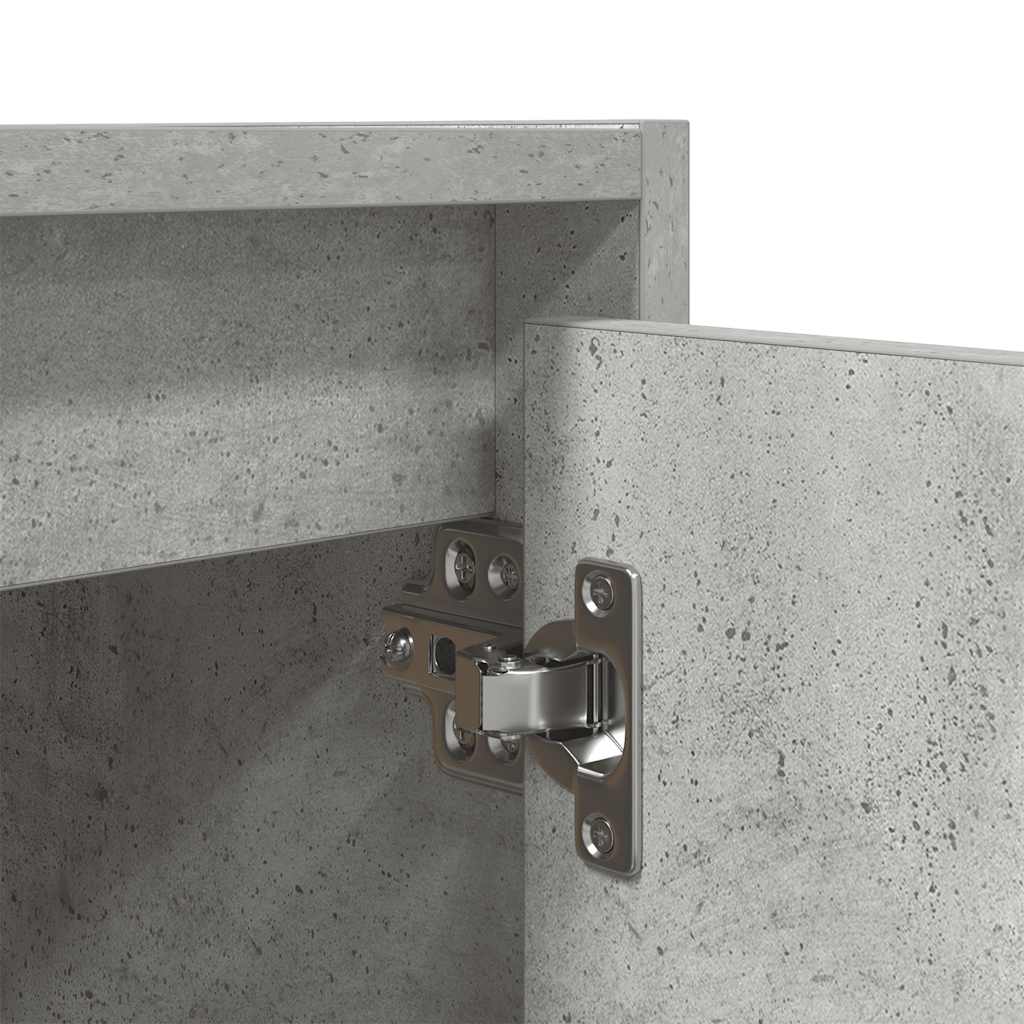 Wall-Mounted Bedside Cabinets 2 pcs Concrete Grey 38x34x40 cm