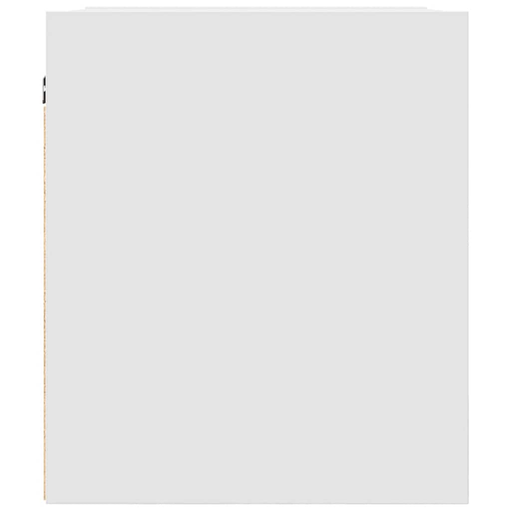 vidaXL Wall-mounted Bedside Cabinet White 38x34x40 cm