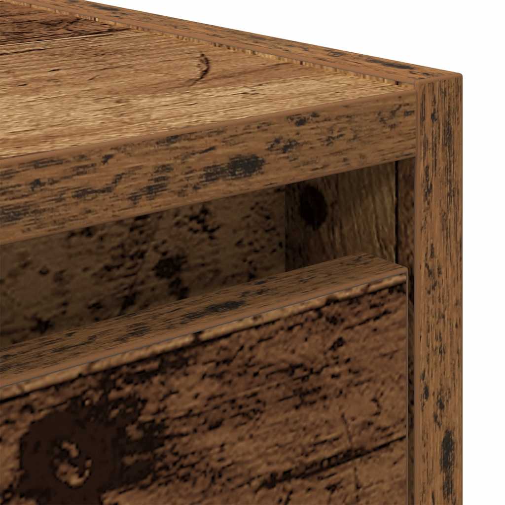 Wall-mounted Bedside Cabinets 2 pcs Old Wood 38x34x40 cm