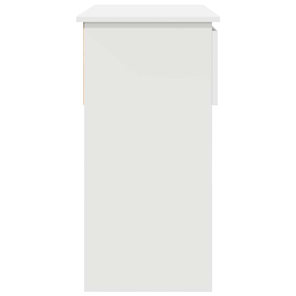 Console Table with Drawers White 85.5x38.5x74.5 cm