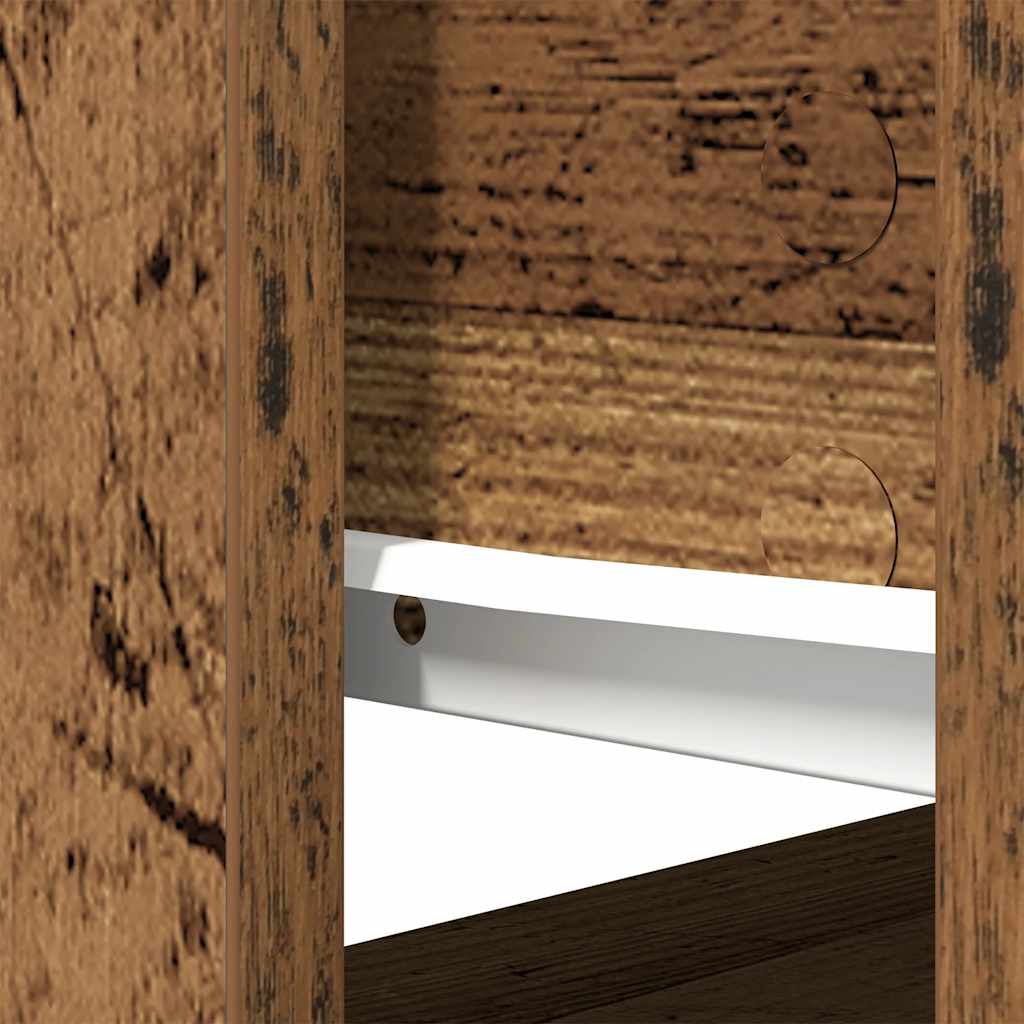Console Table with Drawers Old Wood 85.5x38.5x74.5 cm