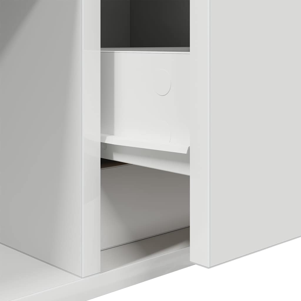 TV Cabinet White 60x31x25,5 cm Engineered Wood