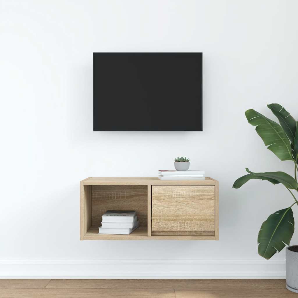 TV Cabinet Sonoma Oak 60x31x25,5 cm Engineered Wood