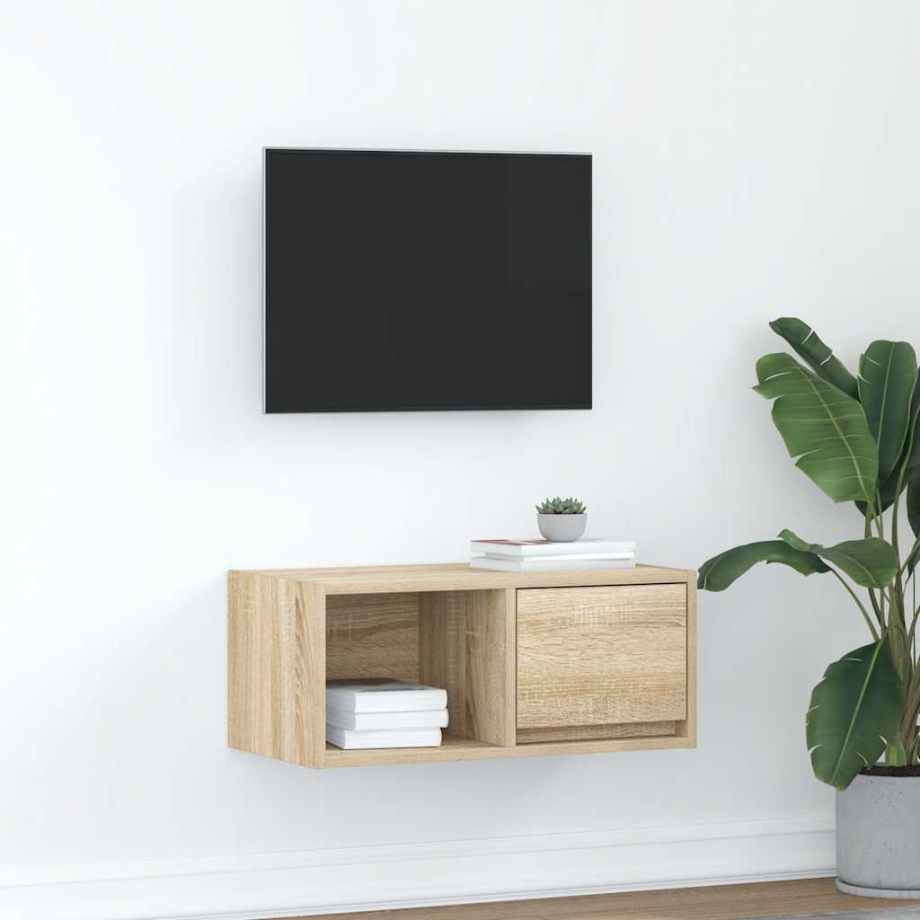 TV Cabinet Sonoma Oak 60x31x25,5 cm Engineered Wood