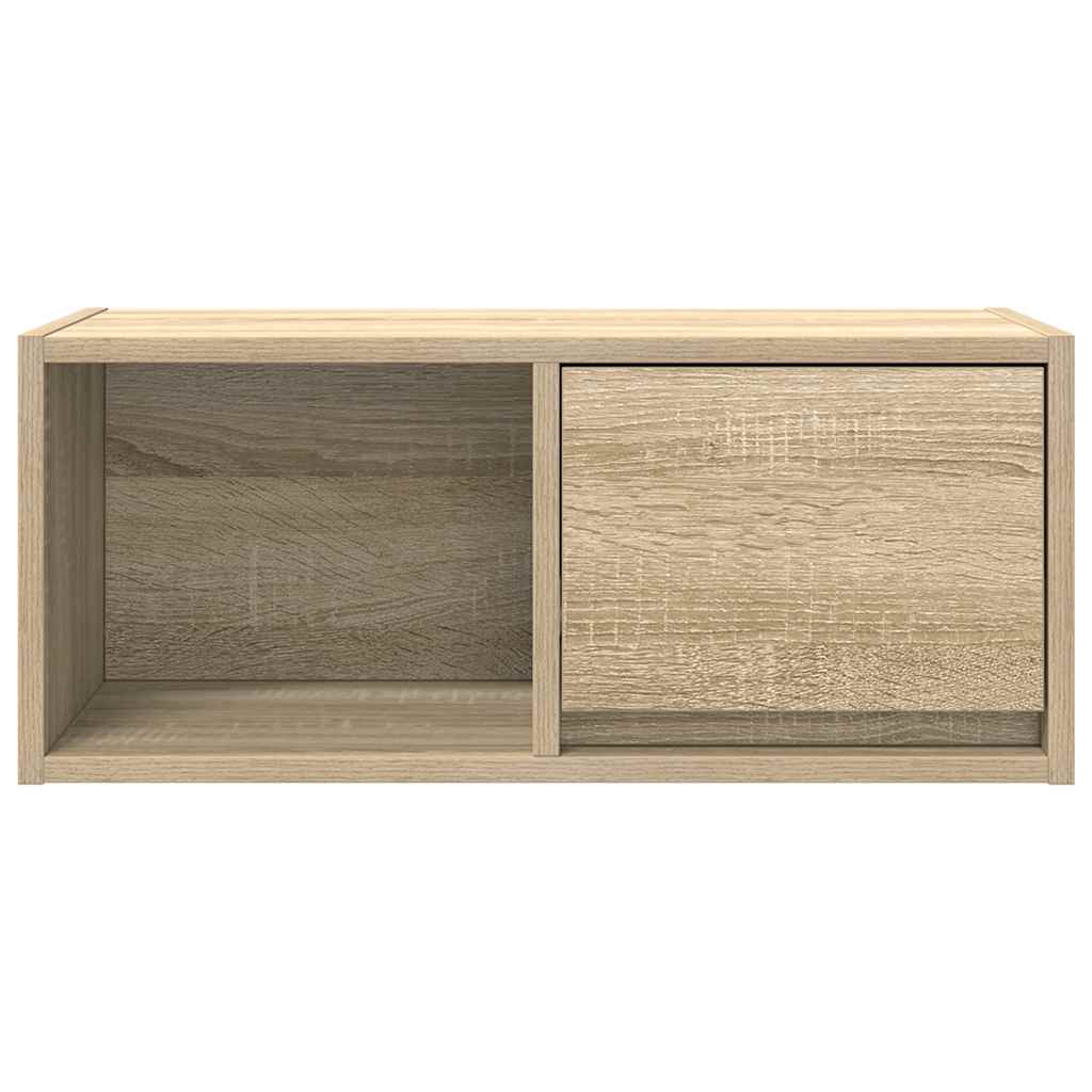 TV Cabinets 2 pcs Sonoma Oak 60x31x25,5 cm Engineered Wood