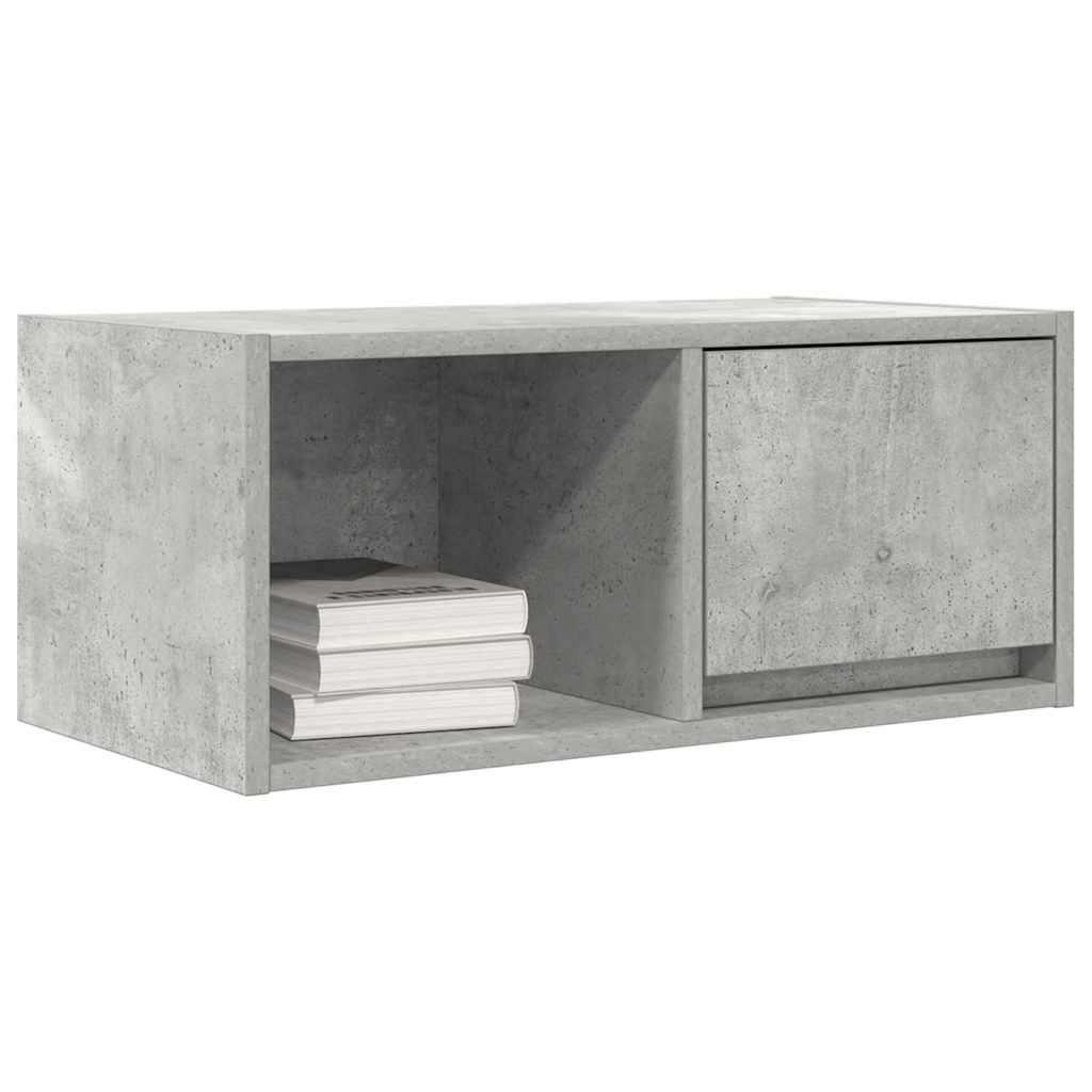 TV Cabinet Concrete Grey 60x31x25,5 cm Engineered Wood
