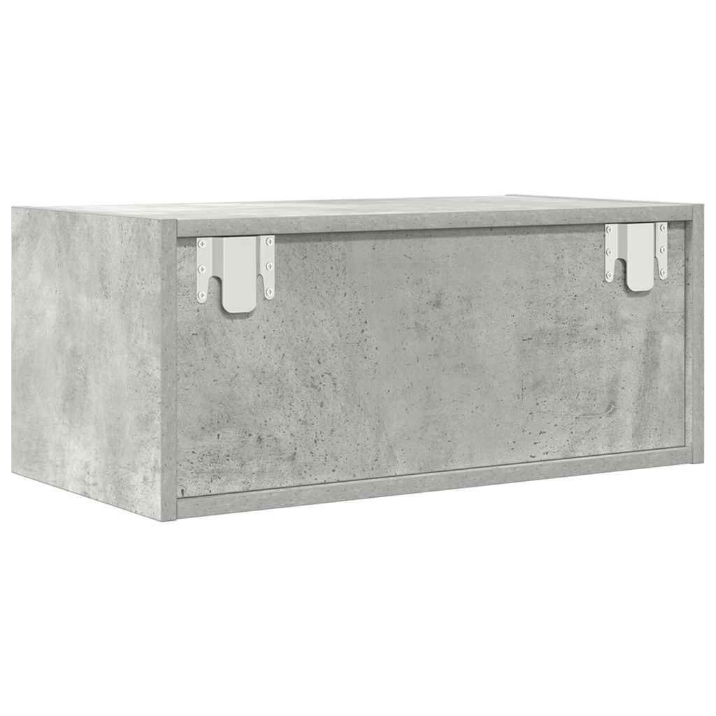TV Cabinet Concrete Grey 60x31x25,5 cm Engineered Wood