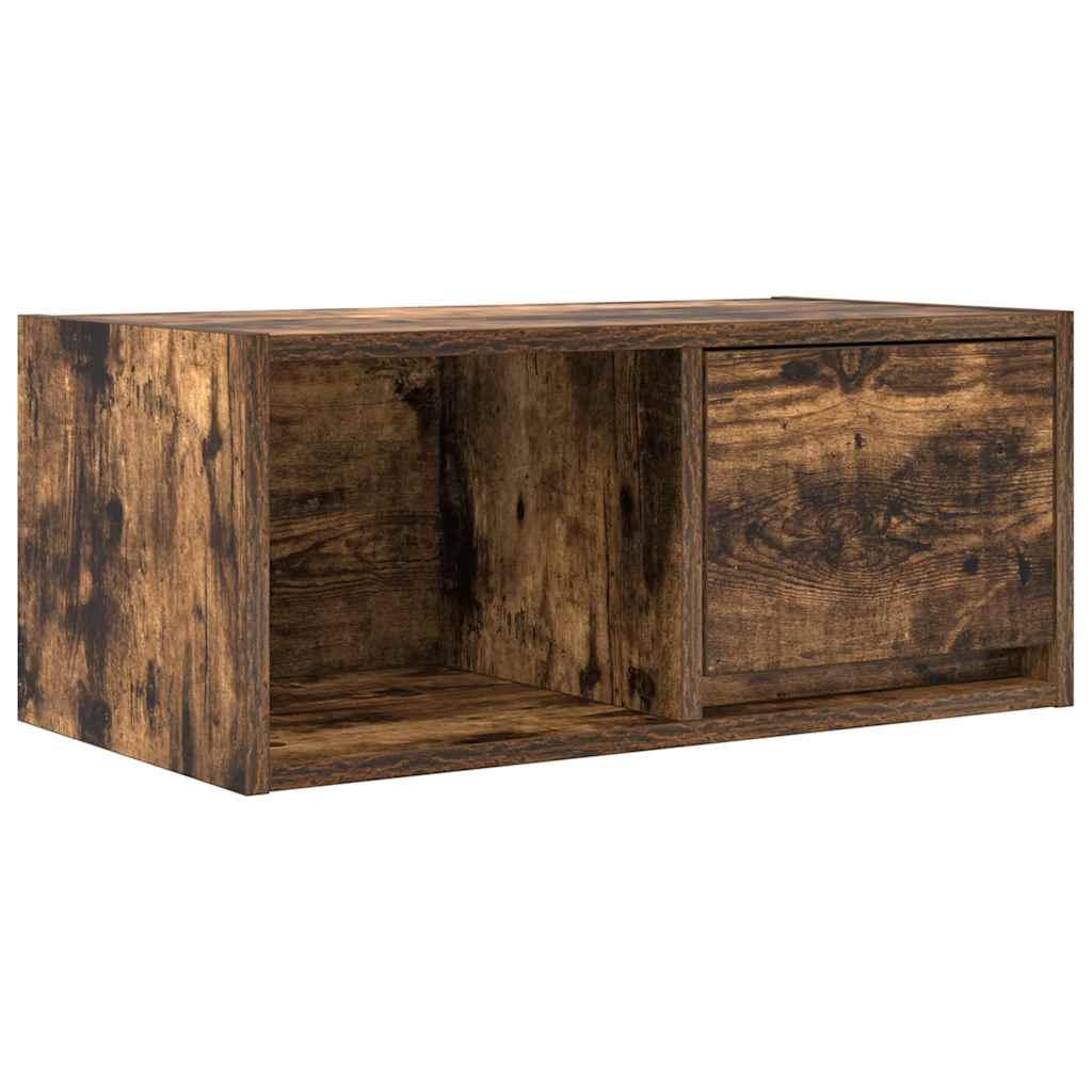 TV Cabinet Smoked Oak 60x31x25,5 cm Engineered Wood