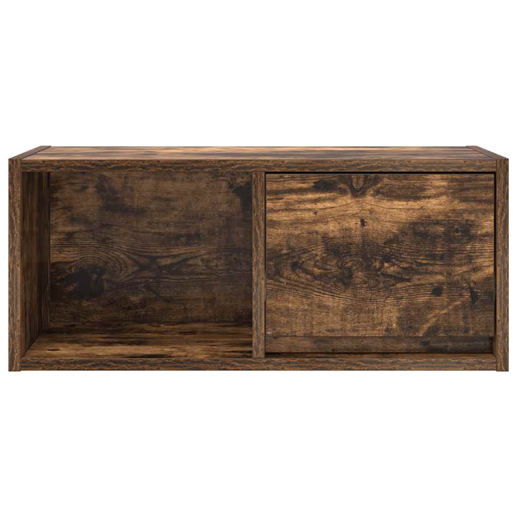 TV Cabinet Smoked Oak 60x31x25,5 cm Engineered Wood