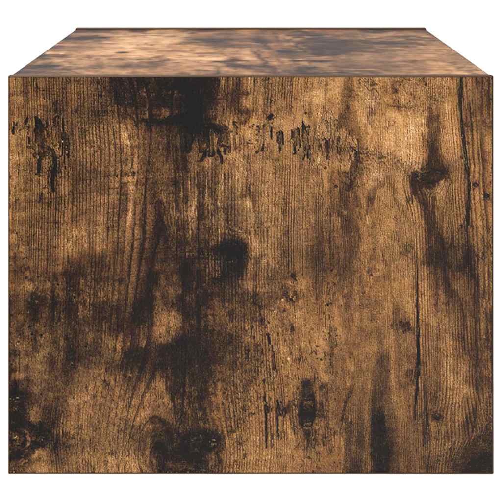 TV Cabinet Smoked Oak 60x31x25,5 cm Engineered Wood
