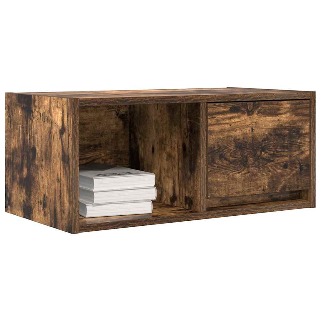 TV Cabinets 2 pcs Smoked Oak 60x31x25.5 cm Engineered Wood