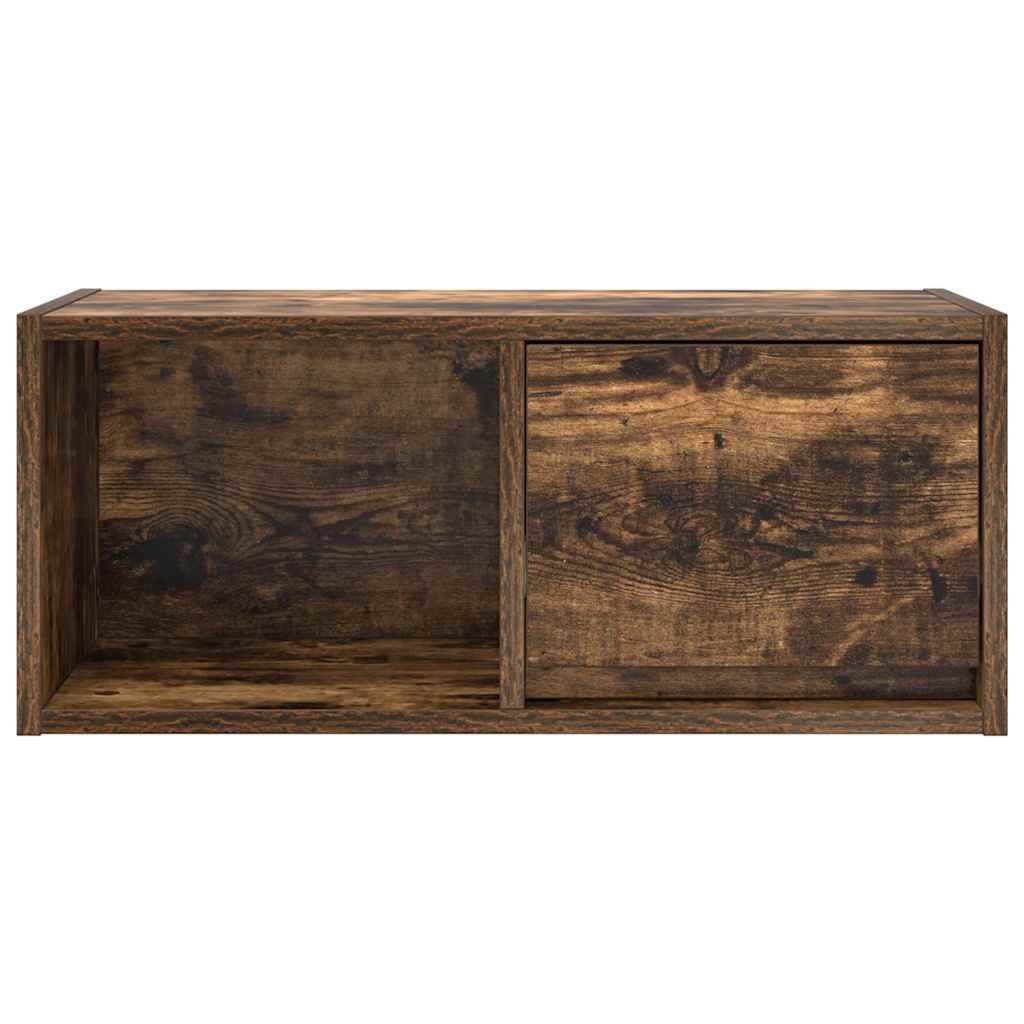 TV Cabinets 2 pcs Smoked Oak 60x31x25,5 cm Engineered Wood