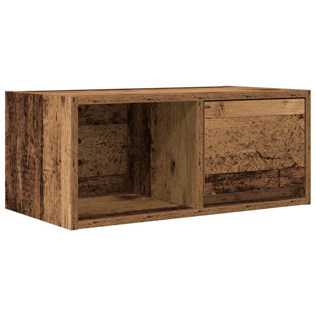 TV Cabinets 2 pcs Old Wood 60x31x25,5 cm Engineered Wood