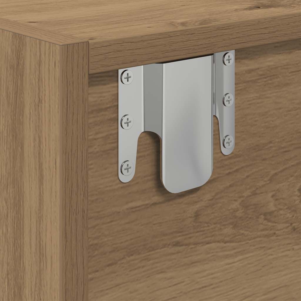 TV Cabinets 2 pcs Artisan Oak 60x31x25,5 cm Engineered Wood