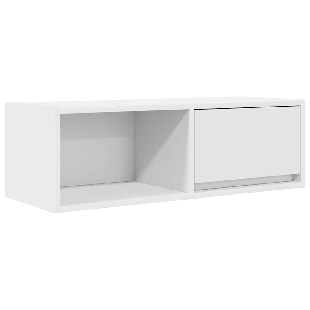 TV Cabinet White 80x31x25,5 cm Engineered Wood
